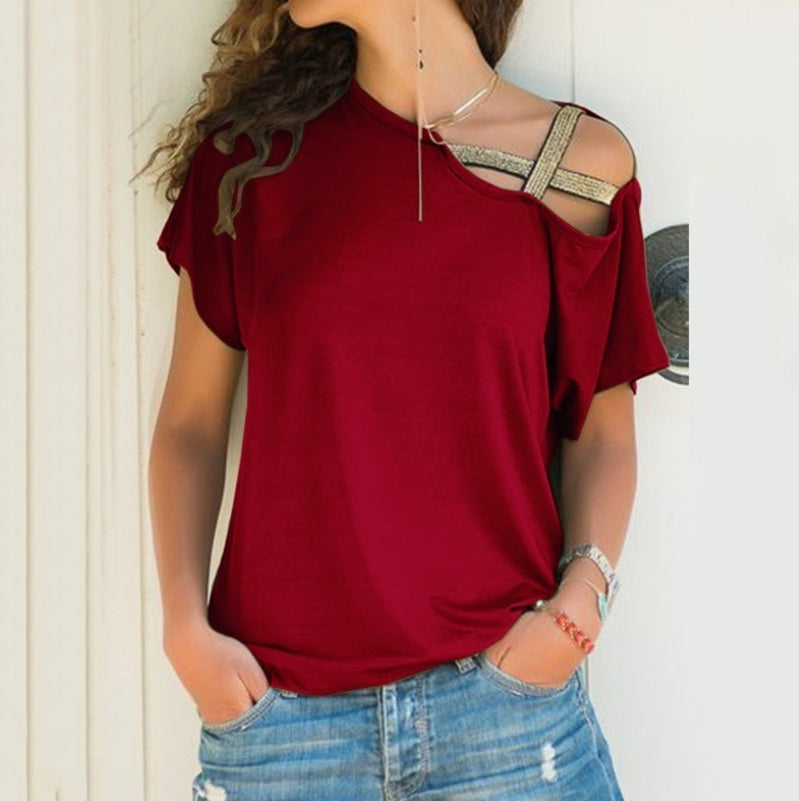 Top Asymétrique à Épaule