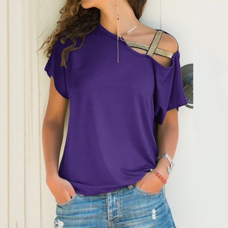 Top Asymétrique à Épaule