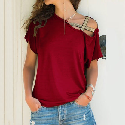 Top Asymétrique à Épaule