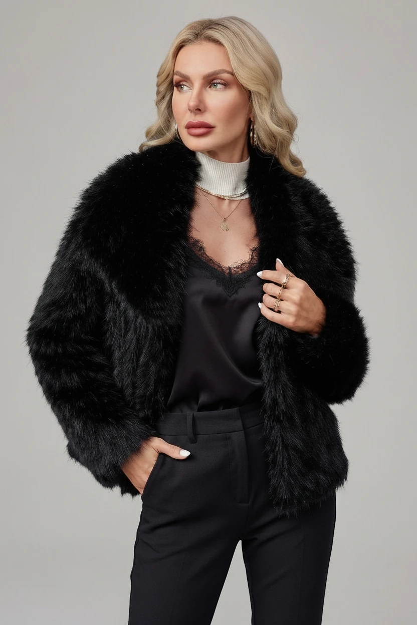 Damen Teddy Jacke | Warme