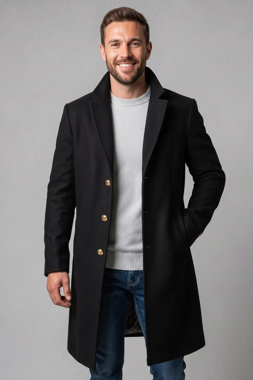 Herren Winter Mantel | Lange