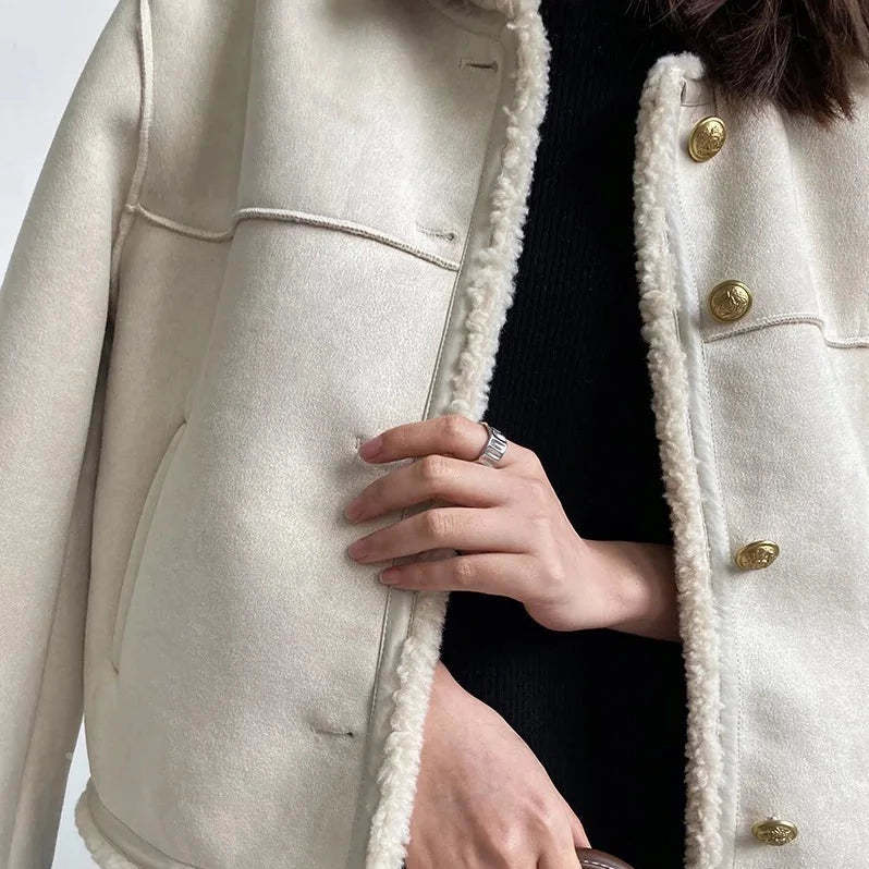Veste Charlene en shearling